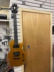 Fojill Lp Style Electric Guitar In Distressed Brown Color Open. Price: $349.00.