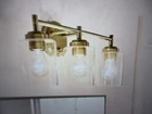 Kichler Winslow 21.5 3-LIGHT Natural Brass Contemporary Bathroom Vanity Open. Price: $75.95.
