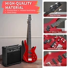 Ktaxon Full Size Kib 4 String Electric Bass Guitar Closed PICKUPS,20W Amp Kit New. Price: $103.98.