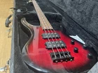Dean Edge 2 Spalt Maple Red & Black With Hard Case Electric Bass Guitar Used. Price: $575.00.