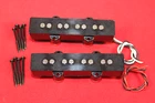 Austin AJB300N Single Coil Black Pickup Set For Bass Guitar - Jazz Style Used. Price: $74.99.