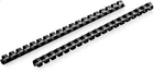 Mead Combbind Binding Spines/spirals/coils/combs, 9/16", 105 Sheet Capacity, Bla New. Price: $22.51.