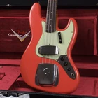 Fender Custom Shop 1963 Jazz Bass Journeyman Relic Aged Fiesta Red / Matching New. Price: $6092.94.