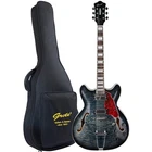 Grote Electric Guitar Semi-hollow Body 335-YS-HW Style With Gigbag New. Price: $209.00.