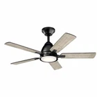 Kichler Arvada Led 3000K, 44" Fan, Satin Black - 330090SBK New. Price: $479.97.