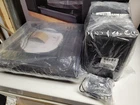 **new** Victrola Montauk Bluetooth Record Player Turntable & Bookshelf Speakers Open. Price: $100.00.