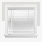 Cordless Mini Blinds 23 X 72 White Vinyl 1 Slats Light Filtering Chicology New. Price: $46.99.