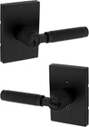 Kwikset 740PVLRCT-S Prava Single Cylinder Keyed Entry Lever Black Read Open. Price: $59.00.