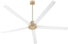 Revel 80" Ceiling Fan Aged Brass With Studio White Blades New. Price: $737.99.