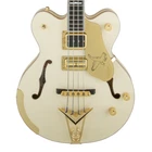 Used Gretsch G6136B-TP-AWT Tom Petersson Falcon Bass Aged White Lacquer. Price: $4049.99.