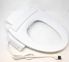 Kohler Purewash E545 Elongated Closed-front Bidet Seat With Heated In White Open. Price: $218.49.
