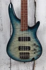 Ibanez SR400EQM String Electric Bass Guitar Stained Cosmic Blue Starburst Open. Price: $529.99.