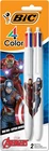 Bic 4 Color Ballpoint Pens Marvel Avengers Wide Barrel 1.0MM 2 Pack New. Price: $8.30.