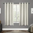 Exclusive Home Sateen Blackout Curtains Panel Set Vanilla 52X63 (lot Of 2) New. Price: $47.69.