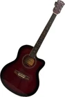 De Rosa GA700CE-RDS VCH009 Cutaway Acoustic-electric Thin Body Guitar Red Burst Used. Price: $144.00.
