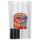 Hefty Paper Disposable Hot Cups With Lids, 16 20 Count (pack Of 1), Silver New. Price: $12.54.