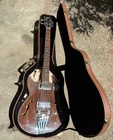 1970S Greco GS940 Arthur Smith Semi Hollow Bass Guitar Made In Japan Dean Case Used. Price: $300.00.