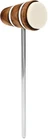Low Boy Standard Felt Daddy Bass Drum Beater - Scorched, White Stripes New. Price: $45.00.