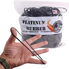 Platinum Rubber Bands #117B Size Blk (extra Wide .125IN, Large) Uv Rated Us Made New. Price: $18.97.