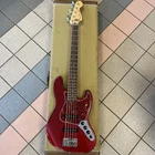 2015 Fender Deluxe Active Jazz Bass 5-STRING Guitar Candy Apple Used. Price: $995.00.