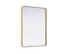 Elegant Lighting MR8A3040 Remy 30"W X 40"H Rectangular Flat - Brass New. Price: $274.00.