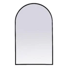 Elegant Decor Ayra 22X36" Arch Modern Mdf Wood/iron Mirror In Black New. Price: $124.00.