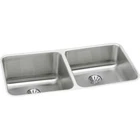 Elkay Lustertone ELUH311810RPD Equal Double Bowl Undermount Stainless Steel Sink Open. Price: $574.19.