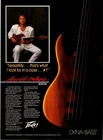 Vintage 1987 David Sikes Of Boston Peavey Dyna Bass Guitars Print Ad Used. Price: $9.99.