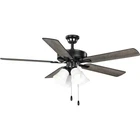 Progress Lighting Airpro 52 In. Matte Black Ceiling Fan W/ 3000K Bulbs Included New. Price: $114.95.