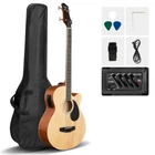 Glarry GMB101 4-STRING Electro-acoustic Bass Guitar Burlywood New. Price: $125.30.