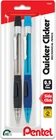 Pentel Quicker Clicker Automatic Pencils, 0.5 Mm, Smoke Barrel, Pack Of 2 New. Price: $16.88.