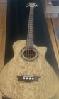 Dean Eqaba Gn Exotica Quilt Ash Acoustic/electric Bass Guitar Used. Price: $395.00.