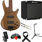 Ibanez Gio GSR205BWNF Bass Guitar And Ampeg Rocket Essentials Bundle - New. Price: $539.00.