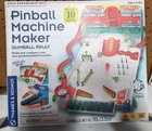 Thames & Kosmos Stem Experiment Kit Pinball Machine Maker - Gumball Rally Used. Price: $29.00.