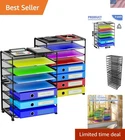 2 Pack 8 Tier Letter Tray Paper - Mesh Desk File Organizer For Office School ... New. Price: $72.26.