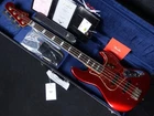 Electric Bass Guitar Fender Custom 1966 Journeyman Relic Aged Candy Apple Red New. Price: $9595.00.