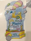 Dr. Seuss Congratulations Graduation The Places You'll Go Hallmark Card 3D New. Price: $12.90.