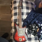 Teisco Electric Guitar Red Sunburst Solid Body 6 String Right-handed. Price: $250.00.