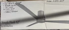 Minka Aire Simple Flush Hugger 52" Flat White Indoor/ Outdoor Ceiling Fan New. Price: $349.00.