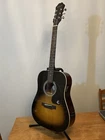 Epiphone DR-100 Le Vs Sunburst Acoustic Guitar Right-handed W/ Gig Bag, Stand Open. Price: $240.00.