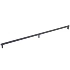 Emtek Select Cabinet Pull 24" C-c Rectangular Stem, Knurled Bar Flat Black New. Price: $88.00.