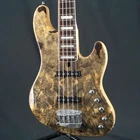 Mayones Used Jabba Custom BB5 Buckeye Burl Top Bass Guitar. Price: $4290.62.