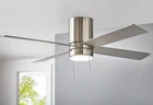 Hampton Bay Scenic 52 In. Led Indoor Brushed Nickel Ceiling Fan With Light New. Price: $72.80.
