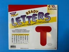 Trend Enterprises, Inc. 4" Casual Uppercase Ready Letters Red T-457 A22 New. Price: $9.99.