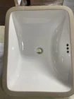 Signature Hardware Mangrove 20" Rectangular Undermount Sink SH129018WH Open. Price: $63.83.