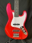 Harley Benton JB-20 Car 2025 Candy Apple Red 4-STRING Jazz Bass Style Open. Price: $169.95.