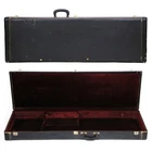 1960S Guild Vintage Electric Solid Body Bass Guitar Rectangular Black Hard Case Pre-owned. Price: $275.00.