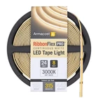 Ribbonflex Pro 24-VOLT White Cob 8.2 Ft. Dimmable Cuttable Integrated Led Strip Open. Price: $12.29.