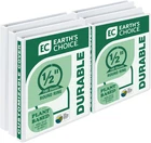 Plant-based 0.5 Inch Durable Round Ring, View Binder, Eco-friendly, Usda Certifi New. Price: $28.70.
