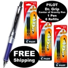 Pilot Dr. Center Of Gravity Pen, Blue Grip, Black Ink With 3 Pk Refills New. Price: $18.69.
